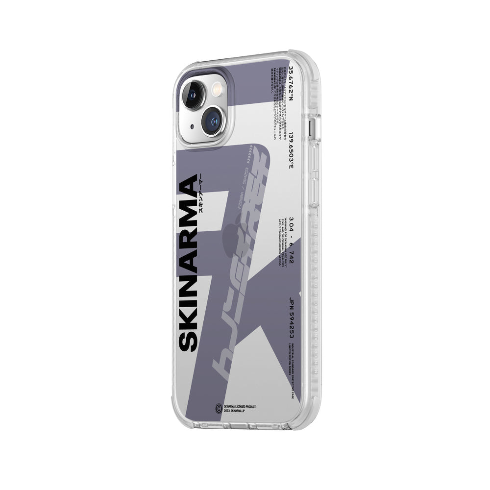 Apple iPhone 14 Plus Kılıf SkinArma Şeffaf Airbag Tasarımlı Raku Kapak Mor