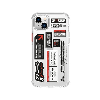 iPhone 14 Plus Kılıf SkinArma Şeffaf Desenli Airbag Tasarımlı Taito Kılıf