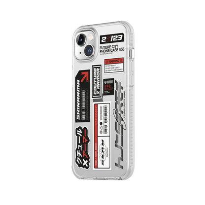 iPhone 14 Plus Kılıf SkinArma Şeffaf Desenli Airbag Tasarımlı Taito Kılıf