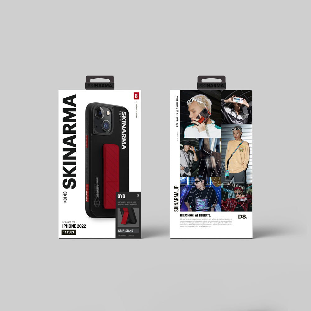 iPhone 14 Plus Kılıf SkinArma Standlı Deri Görünümlü Gyo Kılıf