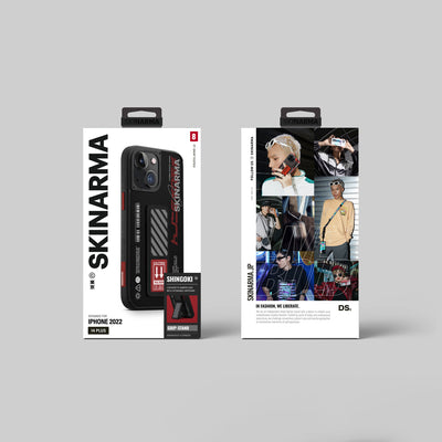 Apple iPhone 14 Plus Kılıf SkinArma Standlı Deri Görünümlü Shingoki Kapak Kırmızı