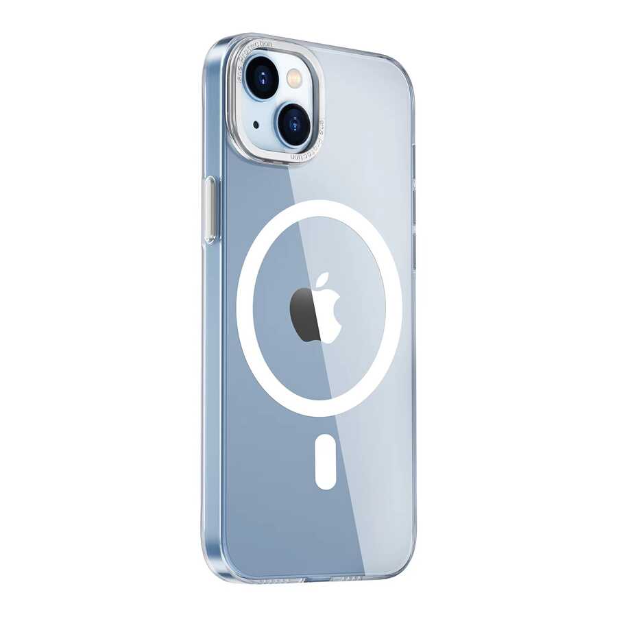 iPhone 14 Plus Kılıf Wiwu MCC-102 Magnetic Crystal Sert PC Kılıf