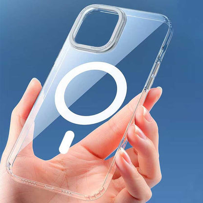 iPhone 14 Plus Kılıf Wiwu MCC-102 Magnetic Crystal Sert PC Kılıf