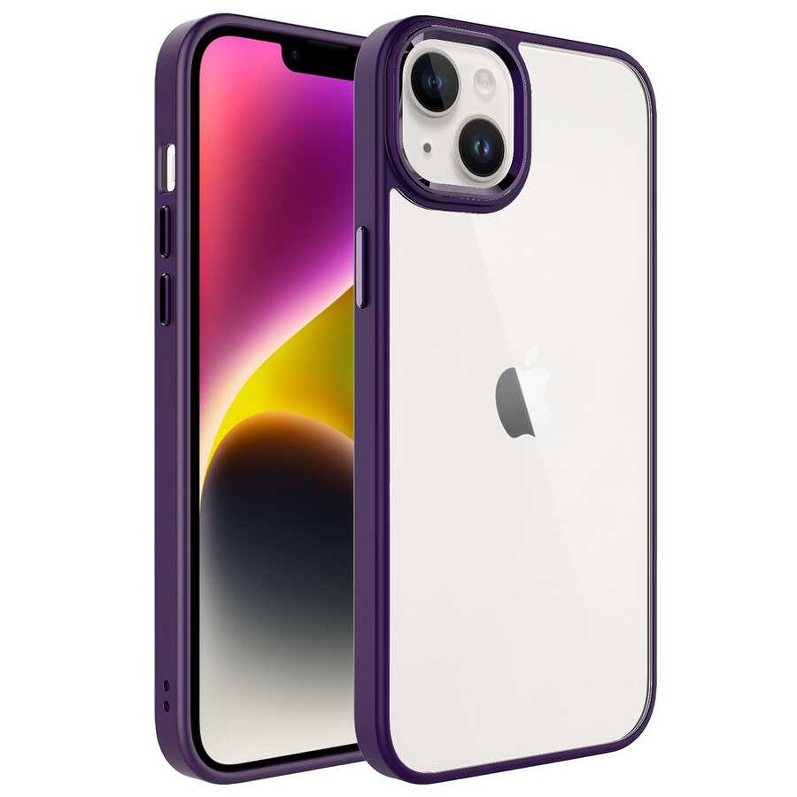 iPhone 14 Plus Kılıf Zore Krom Kılıf