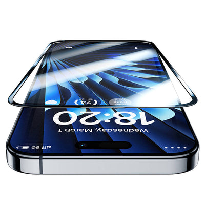 Apple iPhone 14 Pro Benks Glass Warrior HD Cam Ekran Koruyucu + Kolay Uygulama Aparatlı Siyah