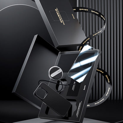 iPhone 14 Pro Benks Grand Combo MFM01 3in1 Aksesuar Seti Kılıf-Ekran Koruyucu-Wireless Şarj Aleti