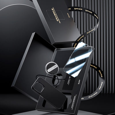 Apple iPhone 14 Pro Benks Grand Combo MFM01 3in1 Aksesuar Seti Kılıf-Ekran Koruyucu-Wireless Şarj Aleti Siyah