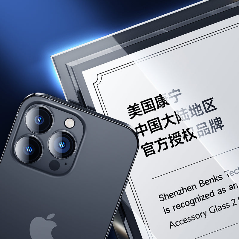 Apple iPhone 14 Pro Benks King Kong PVD Kamera Lens Koruyucu Gümüş