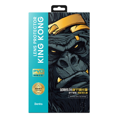 Apple iPhone 14 Pro Benks King Kong PVD Kamera Lens Koruyucu Gümüş