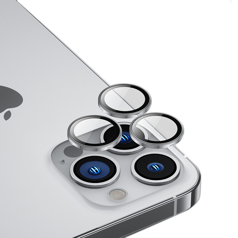 Apple iPhone 14 Pro Benks King Kong PVD Kamera Lens Koruyucu Gümüş