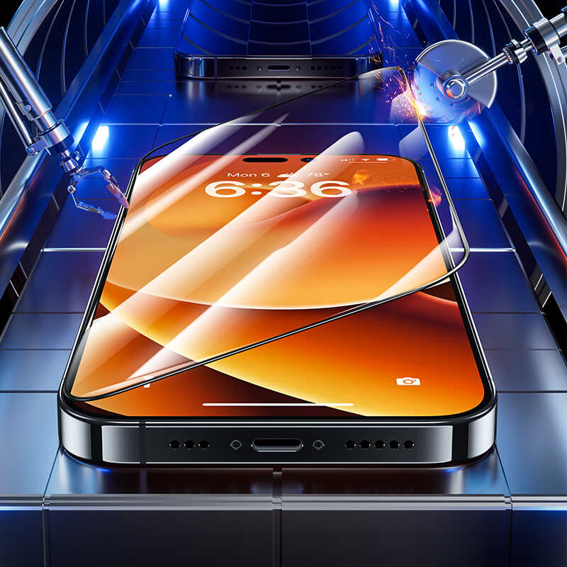 Apple iPhone 14 Pro Benks V Pro Plus Şeffaf Ekran Koruyucu Siyah