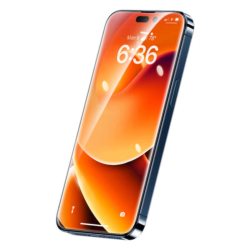 Apple iPhone 14 Pro Benks V Pro Plus Şeffaf Ekran Koruyucu Siyah