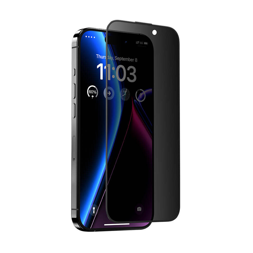 iPhone 14 Pro Benks V Pro Ultra Shield Privacy 0.3mm Ekran Koruyucu + Kolay Uygulama Aparatlı
