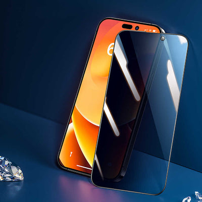 Apple iPhone 14 Pro Benks Yeni Seri V Pro Plus Privacy Hayalet Ekran Koruyucu Siyah