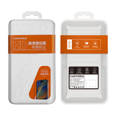 Apple iPhone 14 Pro CaseWorld HD Serisi 0.33mm Temperli Cam Ekran Koruyucu Şeffaf