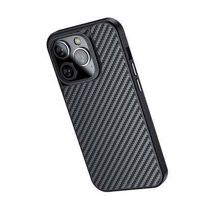 iPhone 14 Pro Kılıf Aramid Karbon Fiber M-safe Özellikli Wlons Radison Kılıf