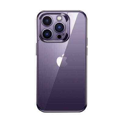 Apple iPhone 14 Pro Kılıf Benks Electroplating TPU Kapak Ekran Koruyucu Hediyeli Gold