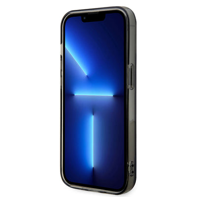 Apple iPhone 14 Pro Kılıf BMW Magsafe Şarj Özellikli Transparan M Dizayn Kapak Gri