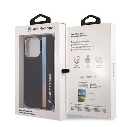 iPhone 14 Pro Kılıf BMW Orjinal Lisanslı Renk Geçişli Çizgili Dizayn Kılıf