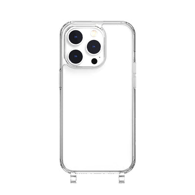 Apple iPhone 14 Pro Kılıf Boyun Askılı Şok Önleyicili Şeffaf Lisanslı Switcheasy Play Kapak Lacivert