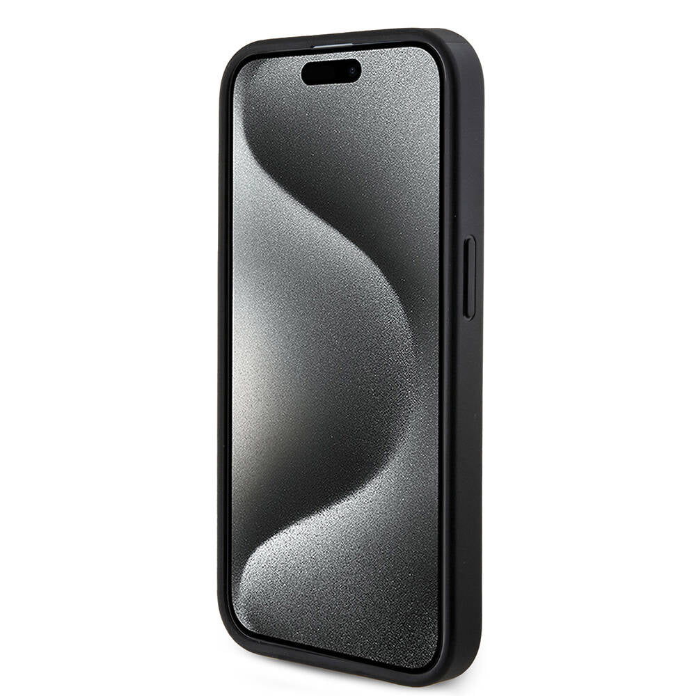 iPhone 14 Pro Kılıf Guess Orjinal Lisanslı M-safe Şarj Özellikli PU Halkalı 4G Desenli Yazı Logolu Kılıf