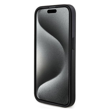 iPhone 14 Pro Kılıf Guess Orjinal Lisanslı M-safe Şarj Özellikli PU Halkalı 4G Desenli Yazı Logolu Kılıf