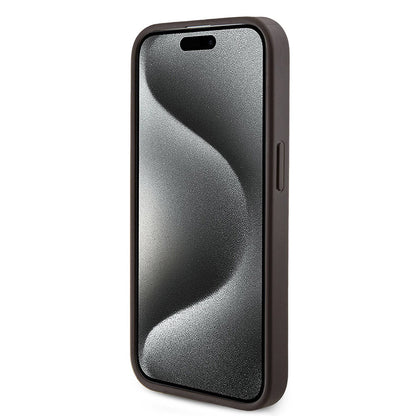 iPhone 14 Pro Kılıf Guess Orjinal Lisanslı M-safe Şarj Özellikli PU Halkalı 4G Desenli Yazı Logolu Kılıf