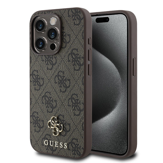 iPhone 14 Pro Kılıf Guess Orjinal Lisanslı M-safe Şarj Özellikli Small 4G Classic Kılıf