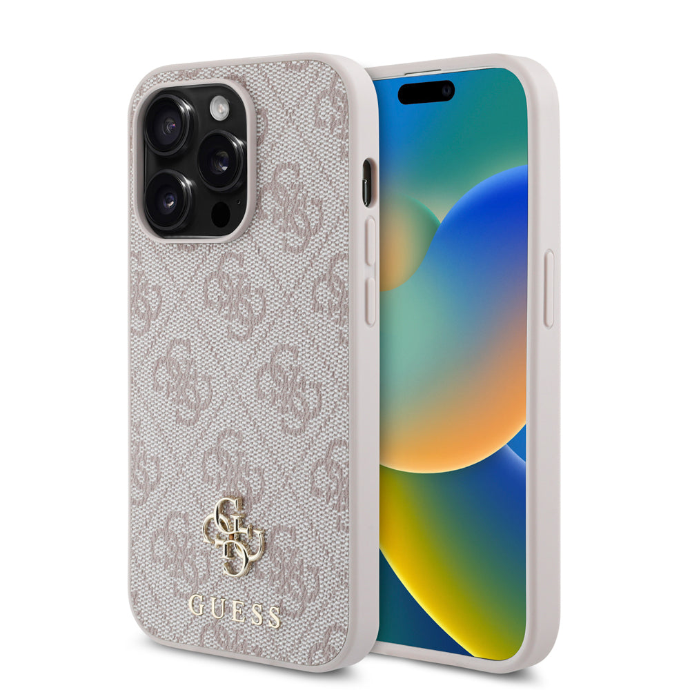 iPhone 14 Pro Kılıf Guess Orjinal Lisanslı M-safe Şarj Özellikli Small 4G Classic Kılıf