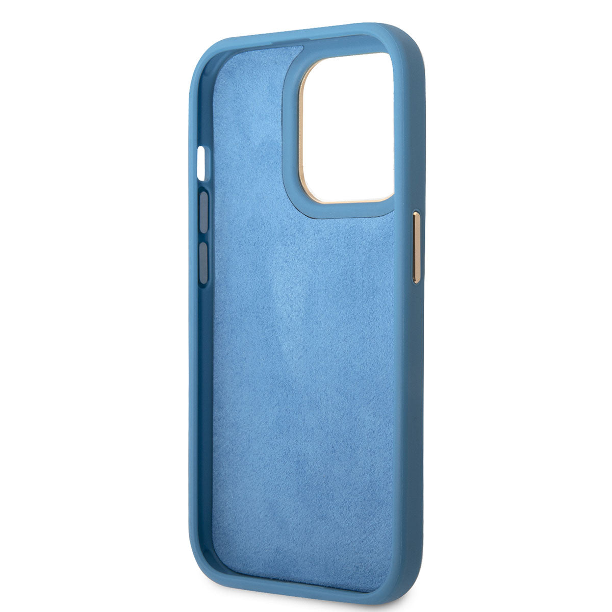 iPhone 14 Pro Kılıf GUESS PU Deri Metal Logo Dizaynlı Kılıf