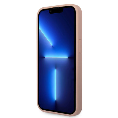 iPhone 14 Pro Kılıf GUESS PU Safran Deri Kartlıklı Dizayn Kılıf