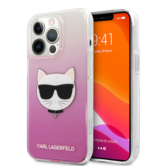 iPhone 14 Pro Kılıf Karl Lagerfeld Sert TPU Choupette Dizayn Kılıf