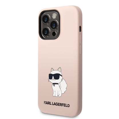 iPhone 14 Pro Kılıf Karl Lagerfeld Silikon Choupette Dizayn Kılıf