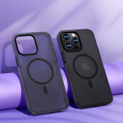 iPhone 14 Pro Kılıf Kenarları Silikon Airbagli Mat Arka Yüzey Benks Icesand Kılıf