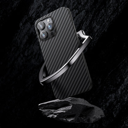 iPhone 14 Pro Kılıf M-safe Özellikli Karbon Fiber Benks Essential Kevlar Kılıf