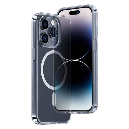 iPhone 14 Pro Kılıf M-safe Şarj Özellikli Benks 1.8mm Ultra İnce Şeffaf Kılıf
