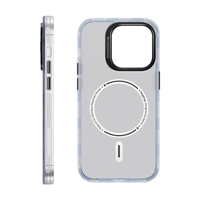 Apple iPhone 14 Pro Kılıf Magsafe Şarj Özellikli Benks Casebang Memory & Meditation Kapak Beyaz