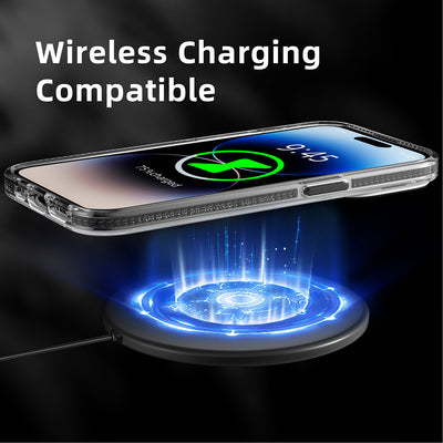 Apple iPhone 14 Pro Kılıf Magsafe Şarj Özellikli Lens Figürlü YoungKit Art Film Serisi Kapak Pembe