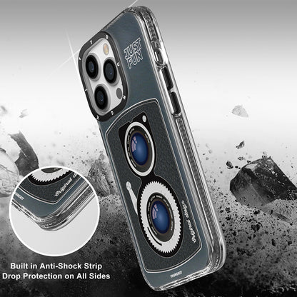 iPhone 14 Pro Kılıf M-safe Şarj Özellikli Lens Figürlü YoungKit Art Film Serisi Kılıf