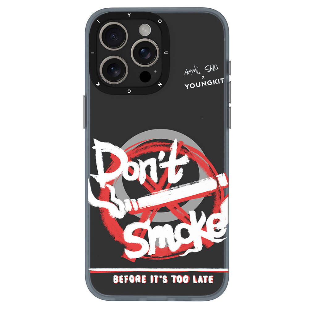 iPhone 14 Pro Kılıf M-safe Şarj Özellikli Shu Tasarımlı Youngkit City Serisi Kılıf