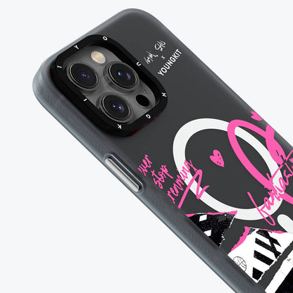 iPhone 14 Pro Kılıf M-safe Şarj Özellikli Shu Tasarımlı Youngkit Dreamland Serisi Kılıf