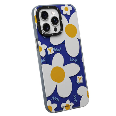 Apple iPhone 14 Pro Kılıf Magsafe Şarj Özellikli Sunshine Tasarımlı Youngkit Spring Breeze Serisi Kapak Beyaz