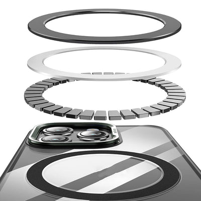 Apple iPhone 14 Pro Kılıf Magsafe Şarj Özellikli Wlons Standlı Efsane Kapak Mor