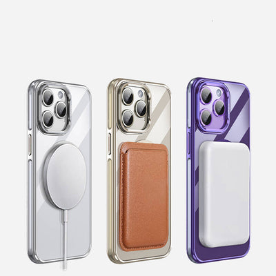 Apple iPhone 14 Pro Kılıf Magsafe Şarj Özellikli Wlons Standlı Efsane Kapak Siyah
