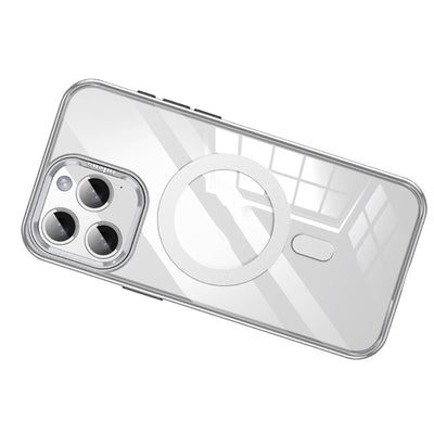 Apple iPhone 14 Pro Kılıf Magsafe Şarj Özellikli Wlons Standlı Efsane Kapak Mor