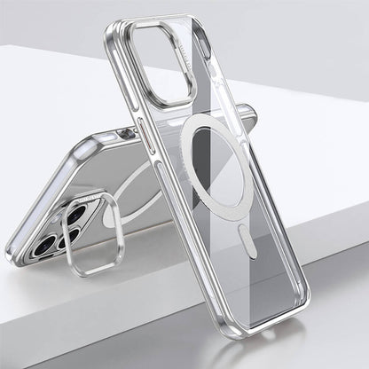 iPhone 14 Pro Kılıf M-safe Şarj Özellikli Wlons Standlı Efsane Kılıf