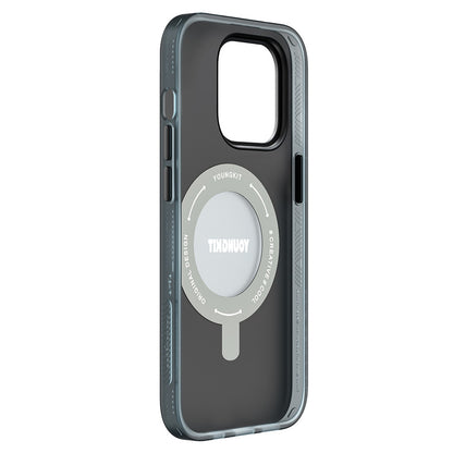 iPhone 14 Pro Kılıf M-safe Şarj Özellikli Youngkit 360° Standlı Technology Serisi Kılıf