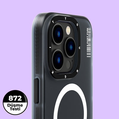 Apple iPhone 14 Pro Kılıf Magsafe Şarj Özellikli Youngkit Colored Sand Serisi Kapak Pembe