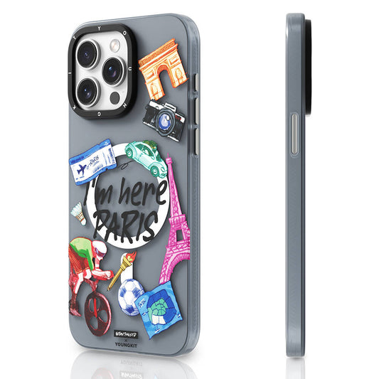 iPhone 14 Pro Kılıf M-safe Şarj Özellikli Youngkit in Paris Serisi Kılıf
