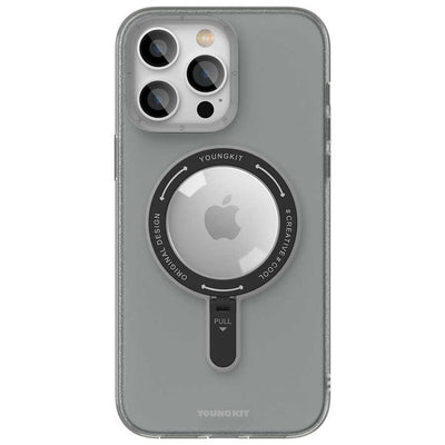 Apple iPhone 14 Pro Kılıf Magsafe Şarj Özellikli Youngkit Rock Serisi Kapak Mavi